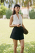 ADRIAN HIGH WAISTED SHORTS (BLUE)