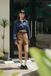 ADRIAN HIGH WAISTED SHORTS (BROWN)
