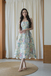 RANNY CAMI MIDI DRESS (GREEN FLORAL) 
