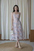 RANNY CAMI MIDI DRESS (PINK) 