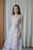 RANNY CAMI MIDI DRESS (PINK) 