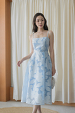 RANNY CAMI MIDI DRESS (BLUE FLORAL) RANNY CAMI MIDI DRESS (BLUE FLORAL)