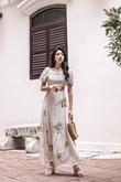 THERESA SQUARE NECK MAXI DRESS (FLORAL)