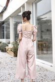 JEVENA SQUARE NECK JUMPSUIT (NUDE PINK)