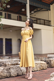 ISABELLE TWO WAY MIDAXI DRESS (GOLDEN YELLOW)