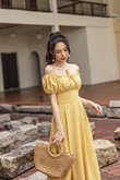 ISABELLE TWO WAY MIDAXI DRESS (GOLDEN YELLOW)